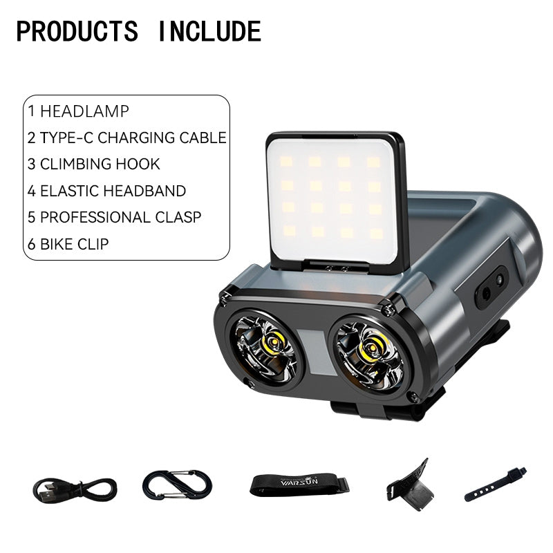 WARSUN Owl Outdoor Headlamp Outdoor Fishing Mosquito Repellent Lamp is dimmable.