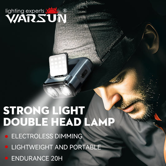 WARSUN Owl Outdoor Headlamp Outdoor Fishing Mosquito Repellent Lamp is dimmable.